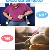 Airplane Seat Belt Extender, 7-32" Airline Seatbelt Extender Adjustable -