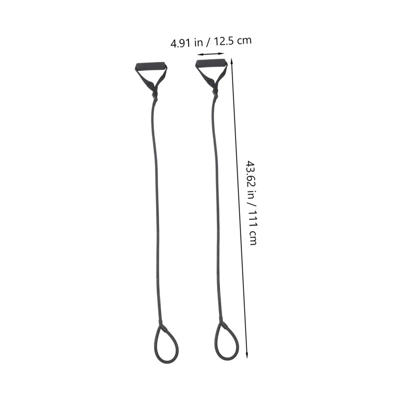 CORHAD 1 Pair Latex Resistance Band Pull Rope Foot-Operated Tension