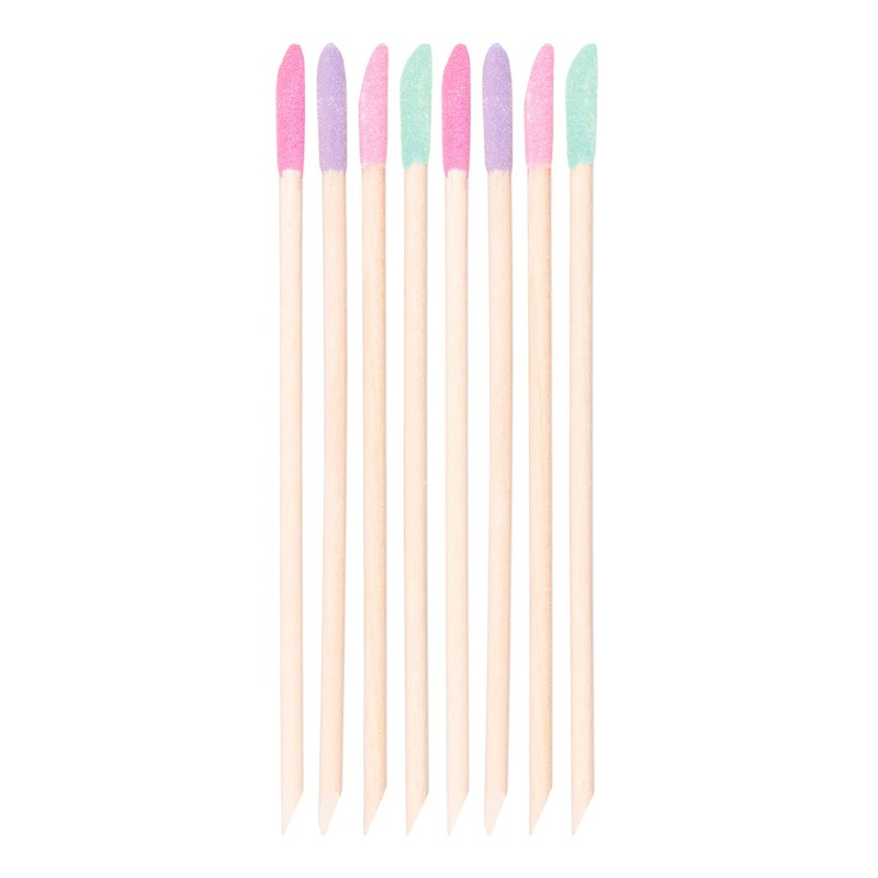 Brushworks Cuticle Crystal Sticks - 8 Pack