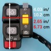 Tuzliufi Push Button Shifter Handle Levers Switch Control Start Kill