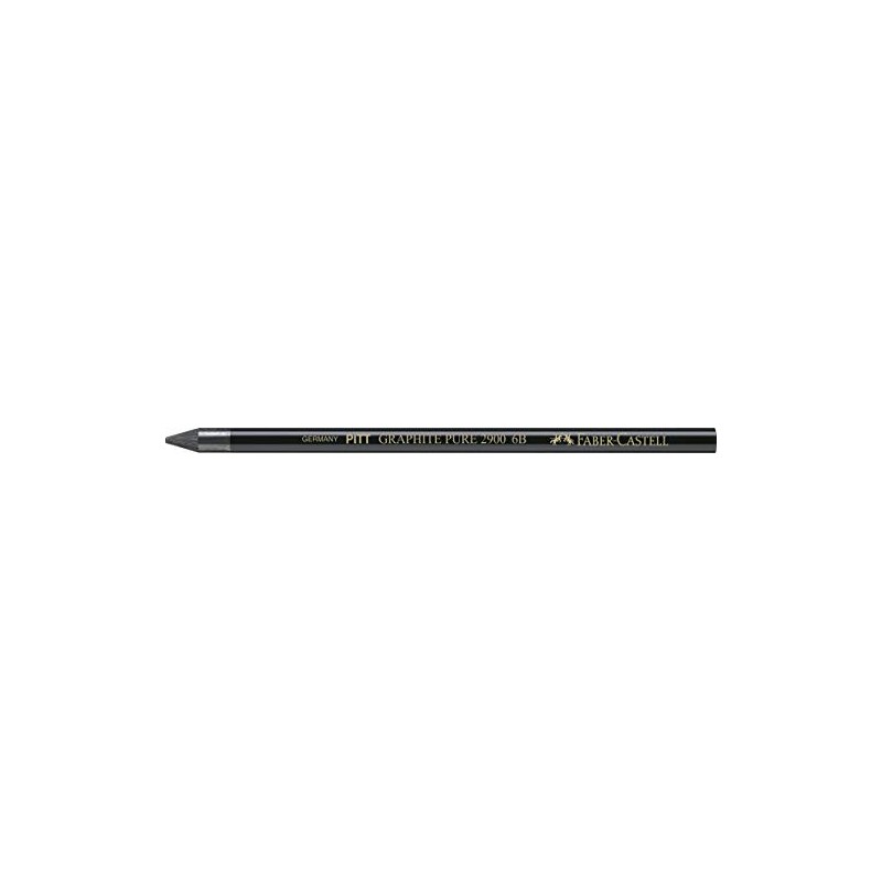 Faber-Castell PITT Graphite 6B Pure Pencil,Green,Grey,Black