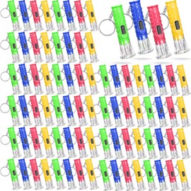 Geelin 300 Pcs Mini Flashlight Keychain Small LED Key Ring Light Tiny Colorful Keychain Light Torch in Bulk for Kids Dog Walking Sleeping Reading Gifts Goody Bag Stuffers