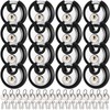 Chumia 16 Pack Padlocks Keyed Alike, Stainless Steel 2-3/4" Wide,