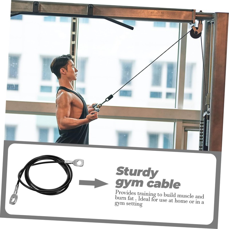 SUPVOX Professional Multi-Function Pulley Cable System Durable Replacement Cable for