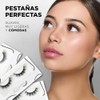 Pestaña petite 1, efecto 3D, largo de 10 mm, reutilizables