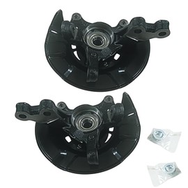 DOUQANG Pair Front Left Right Steering Knuckle Wheel Hub Bearing Assembly For Toyota Corolla 2009-2013 For Toyota Matrix 2009-2013 Driver Passenger Side 698-381 698-380