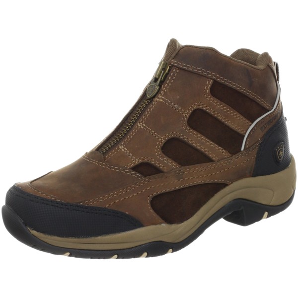 Ariat Women's Terrain Zip H2O Hiking Boot, Distressed Brown,9.5 B US
