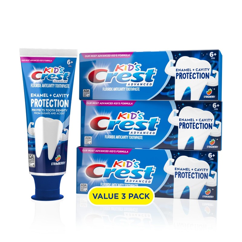 Crest Kids Enamel + Cavity Protection Toothpaste, 4.1oz (Pack of