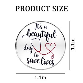 Button Pins for Nurse Gifts for Women Men Nursing Graduation Gifts to Daughter Granddaughter Nursing Student Birthday Present For Women Men Doctor Nurse Appreciation Thank You Gift to Medical Staff