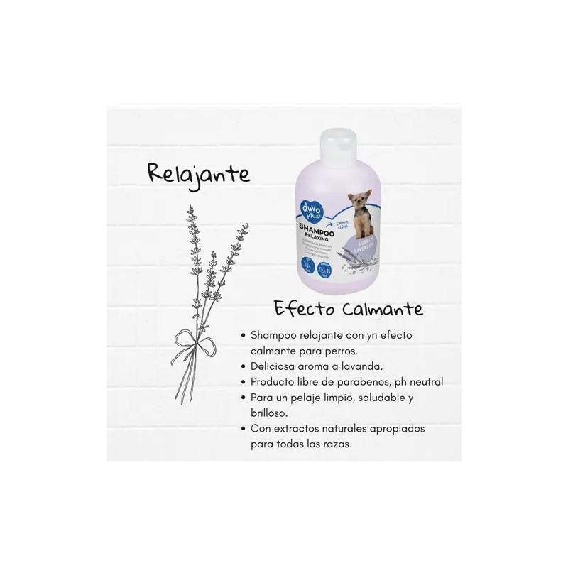 Shampoo Duvo Perros, Efecto Calmante A Base De Lavanda 250ml