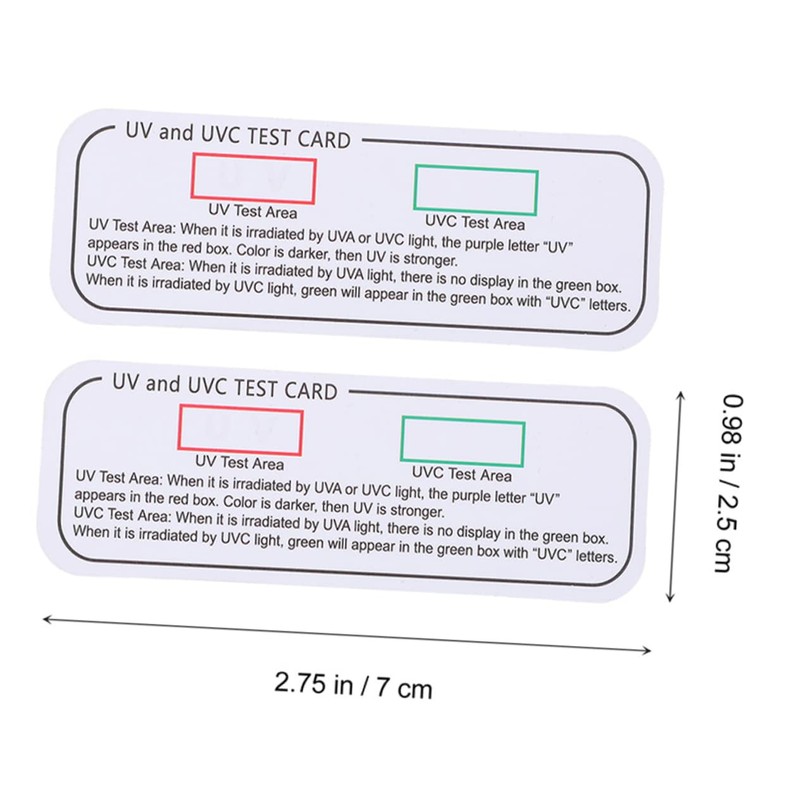 FUNOMOCYA 10 Pack -uva Indicator Cards Professional Uv Analyte Testing