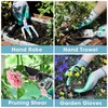 WORKPRO 4 Piece Garden Tools Set, Stainless Steel Hand Tools