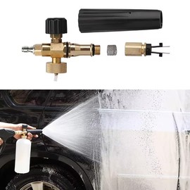 3 Pcs Foam Cannon 1.1mm Orifice Nozzle Tips, Universal NPT Thread Type for Snow Foam Lance (Gold)