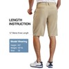 PULI Men's Hiking Shorts Athletic 12 Inch Inseam Lightweight Fishing