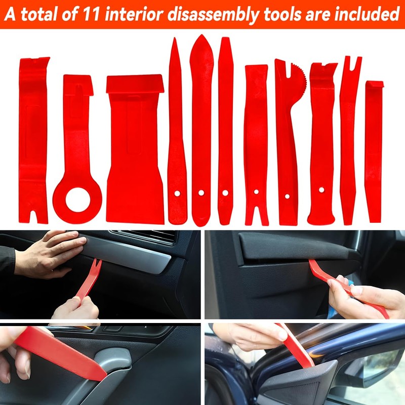 JNNJ Car Trim Removal Tool Kit, Vehicle Interior Disassembly Tools,