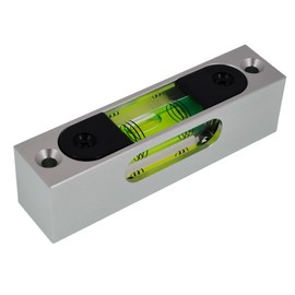Metal high precision strip type adjustable level small level ruler rectangular horizontal bubble (green magnetic)