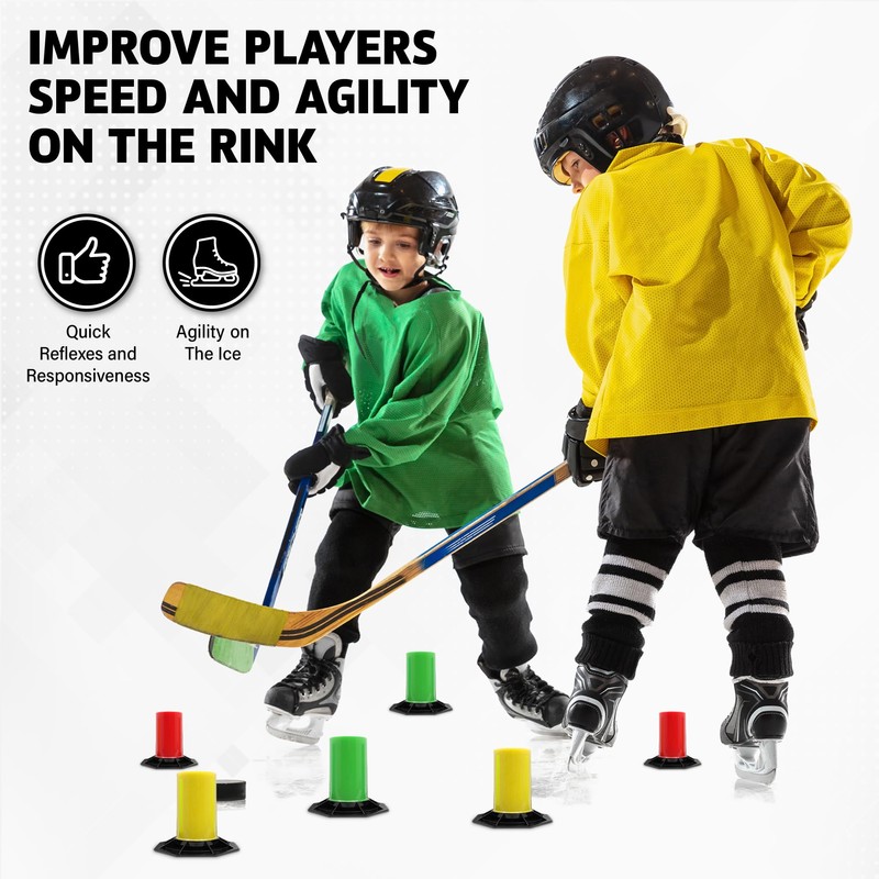 ACE HOCKEY The Snake Trainer - Lightweight Stickhandling Training Tool