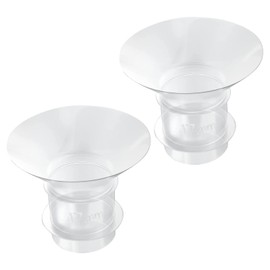 Maymom MyFit 17 mm Schilde klein,Flanscheinsatz,Kompatibel mit Medela- Brustpumpen-PersonalFit,Freestyle,Harmony,Maxi,Freestyle Flex-Anschluss,Anschluss an Maymom Breit/Schmal-Anschluss,2 Stck