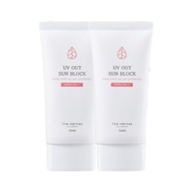 The Harnai UV Out Tone-Up Sun Cream 50ml (2 packs) / 더하르나이 유브이아웃 톤업 선크림 50ml 2개