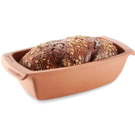 Römertopf Pane Clay Bread Form | Bread and Cake Baking Pan | 2.1 Quart Volume