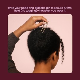 Cobana Horquilla Francesa – Accesorio Dorado Para El Cabello Para Moños, Trenzas Y Recogidos – Horquilla Para Cabello Grueso – Pinza De Peinado Elegante Y Duradera Para Mujer