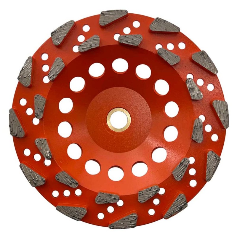 7" High Performance Diamond Grinding Wheels for Aggressive Concrete, Paint,