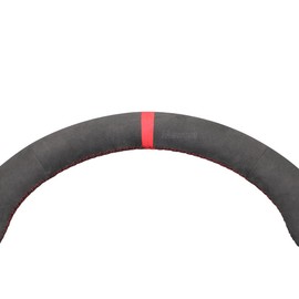 MEWANT Car Steering Wheel Cover for Alfa Romeo Giulia 2020-2022 / Stelvio 2020-2022 / Tonale 2022 (Not Fit Quadrifoglio Version)