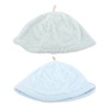 2pcs Sauna Cap Coral Fleece Highly Absorbent Elastic Men Women