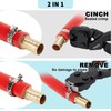 Tivorex 124PCS 10-Sizes Single Ear Hose Clamps, with Ear Clamp