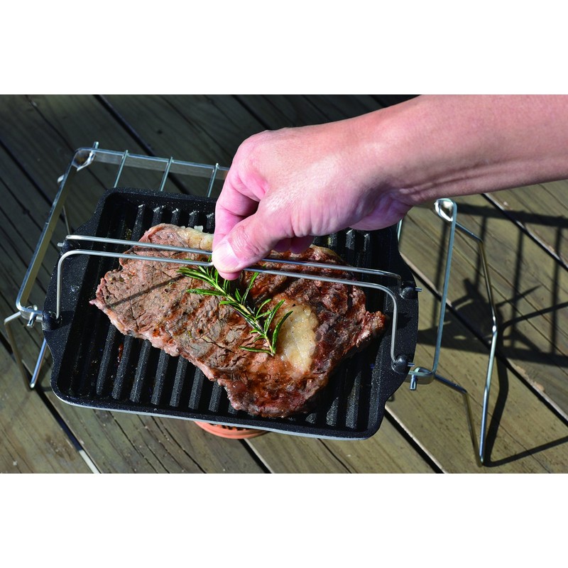 Belmont (Belmont) Grill Plate Black Boat (Medium) Stainless Steel with