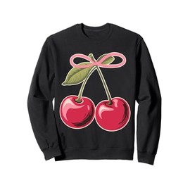 Cute Cherries | Cherry Bow | Cherry Fashion Sweatshirt