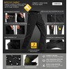 CNBQDD Mens Work Pants Ripstop Waterproof Cargo Pants for Men