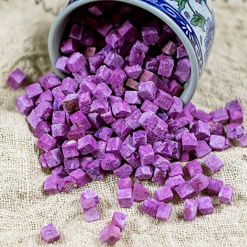 WEIJUEJIYI Diced Purple Potato 150g (5.29oz) Original Fruits and Vegetables