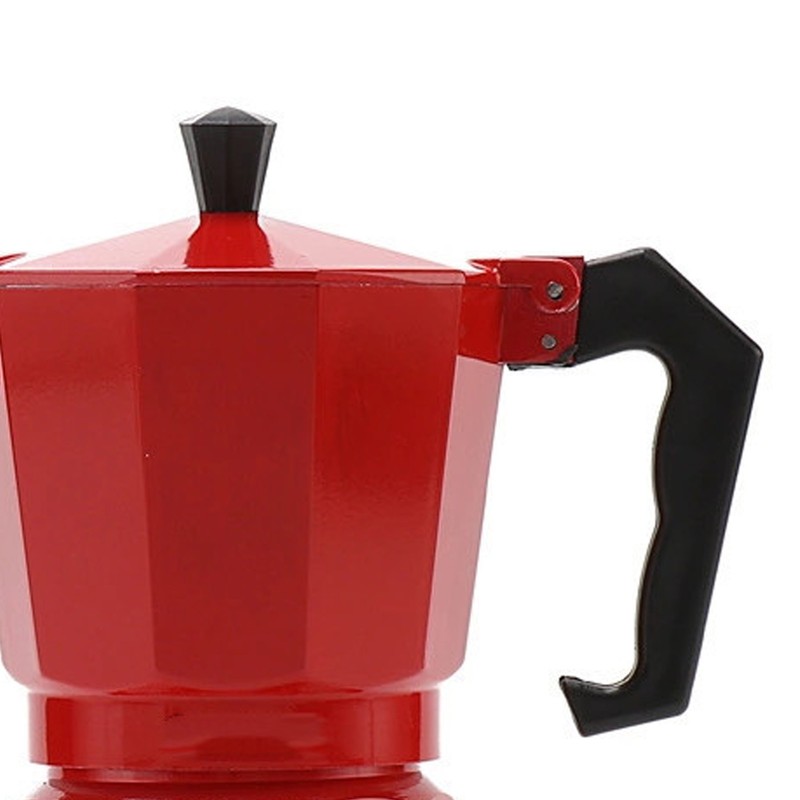 150ml Moka Pot Uniform Heat Distribution Aluminum Stovetop Moka Coffee