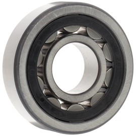 FAG NU2203E-TVP2 Cylindrical Roller Bearing, Single Row, Straight Bore, Removable Inner Ring, High Capacity, Polyamide Cage, Normal Clearance, 17mm ID, 40mm OD, 16mm Width