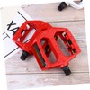 Abaodam 1 Pair Aluminium Alloy Bike Pedals with Rolling Beads