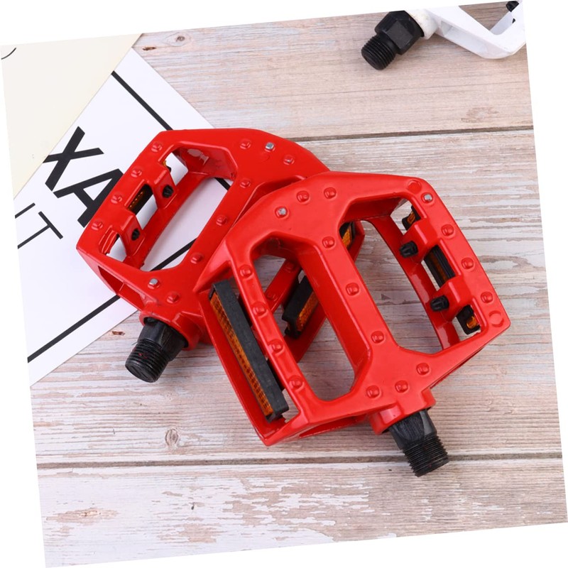 Abaodam 1 Pair Aluminium Alloy Bike Pedals with Rolling Beads