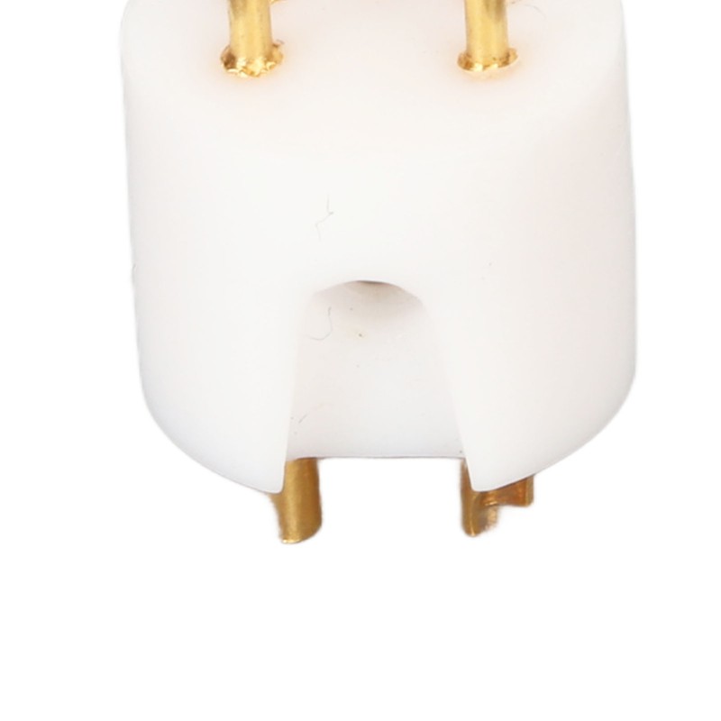 5 Pin Turntable Plug Connector Red Copper Gold Plating Nickel
