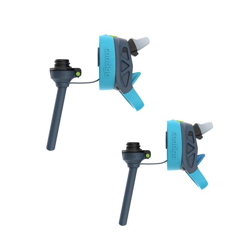 Contigo AutoSpout Kids Water Bottle with Pop up-Straw, 14oz, BPA-Free