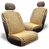 ZONETECH Beaded Car Seat Cover, Cooling Wood Bead Seat Cover,