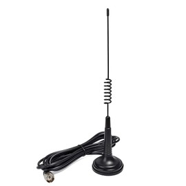 HYSHIKRA GMRS Magnetic Mount Antenna, 462-467Mhz UHF Mobile Antenna with Magnet Base and 4meter RG58 Cable for Baofeng Midland Motorola Icom Retevis Transceiver
