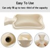 OLIVIA ROCCO Hot Water Bottle with Soft Fleece Cover Large