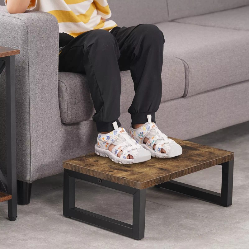 Snughome Wooden Step Stools for Kids Solid Portable Wooden Bedside