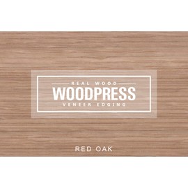 WoodPress® Real Red Oak Wood Veneer - Pack of 6 Sheets - A4 Size (APX. 21cm x 29cm) - Veneer for Marquetry, Model Making & Furniture Repair