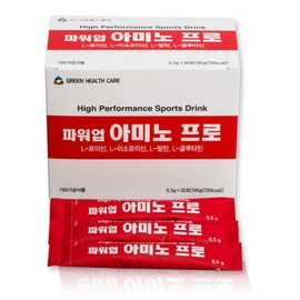 Power Up Amino Pro 6.5gx30EA Health Supplement, 6.5g, 30 Count / 파워업 아미노 프로 6.5gx30EA 헬스 보조제, 6.5g, 30개