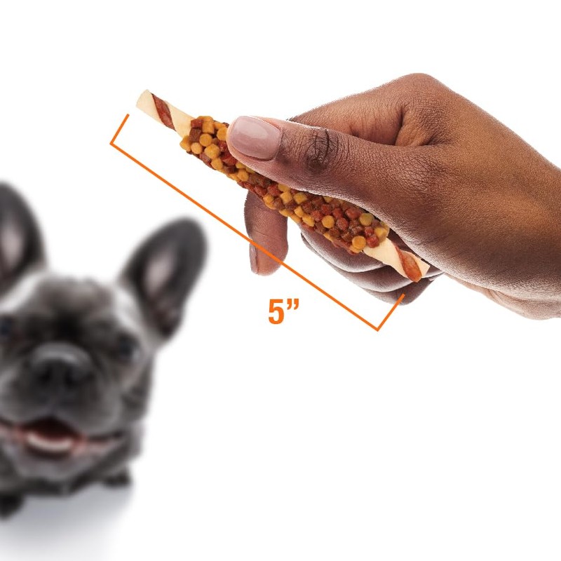 Good 'n' Fun Triple Flavor Blasts, 4 Oz, Rawhide Chew