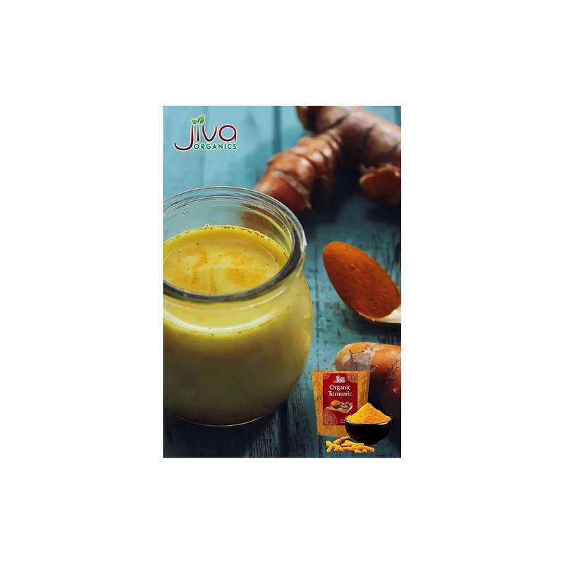 Organic Raíz De Cúrcuma En Polvo 2 Lb Bolsa Con
