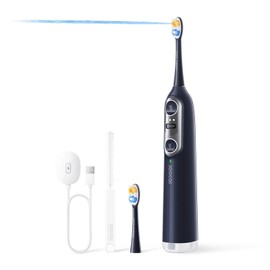 Soocas NEOS II - Electric Toothbrush with Water Flosser, Sonic Electric Toothbrush for Adults, Cordless Water Flosser for Travel, Portable Oral Irrigator, Up to 100% Plaque Removal, Dark Violet