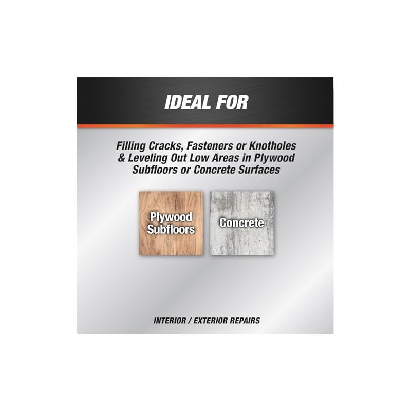 DAP Flexible Floor Patch and Leveler, Light Gray, 32 Oz