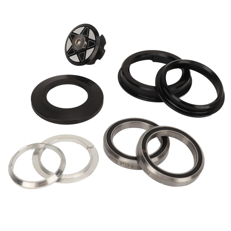 Bike Headset Aluminum Alloy Bike Bearing Headset Star Nut Spacers